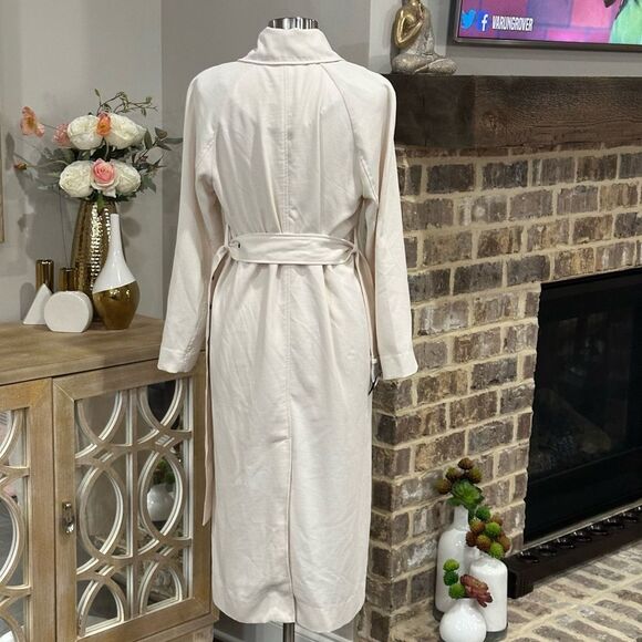 BB DAKOTA Women’s I Spy Textured Twill Light Weight Trench Coat in the Size S - Picture 16 of 16